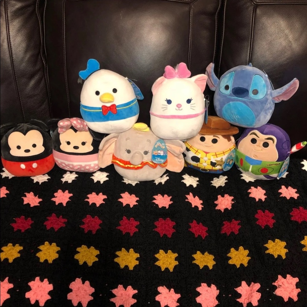 BNWT Squishmallow Disney Bundle Set of 8